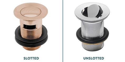 slotted vs unslotted waste|Types of Basin Waste: An Easy Guide .